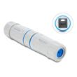 Delock Kabelový konektor ze zásuvky RJ45 na zásuvku RJ45, Cat.6A, se závitem M23.5 x 1,5 mm, s prachotěsností a vodotěsn