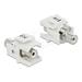 Delock Keystone modul RCA samice > RCA samice bílý / bílý