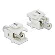 Delock Keystone modul RCA samice > RCA samice bílý / bílý