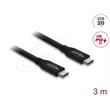 Delock Koaxiální kabel USB 20 Gbps USB PD 3.0 60 W 3 m