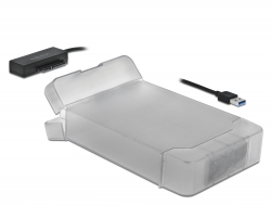 Delock Konvertor USB Typu-A na SATA s ochranným 3.5" krytem