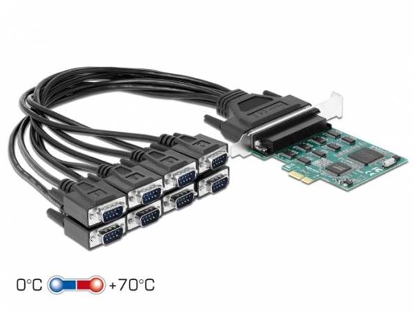 Delock PCI Express Karta na 8 x Sériový RS-232