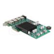 Delock PCI Express x4 síťová karta Gigabit LAN 4 x RJ45 s PoE+ i350