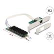 Delock Převodník M.2 Key B+M 1 x RJ45 10 Gigabit LAN