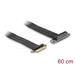 Delock Riser karta PCI Express, ze zástrčky x4 na slot x4 90° pravoúhlý, s kabelem, délka 60 cm