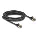 Delock Síťový kabel RJ45 Cat.8.1, F/FTP Slim Pro, 5 m, černý