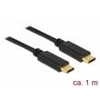 Delock USB 2.0 kabel Type-C na Type-C 1 m 5 A E-Marker