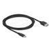 Delock USB 2.0 kabel USB Type-C samec na EASY USB Type-A samice 2 m, černý