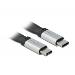 Delock USB 3.2 Gen 2, FPC plochý stuhový kabel, USB Type-C™ na USB Type-C™, 13,5 cm, PD 3 A E-Marker