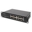 DIGITUS 10" gigabitový ethernetový switch, 16 portů, nemanagovatelný