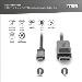 DIGITUS 8K@30Hz. USB type C na DP, Adaptérový kabel HBR3, hliníkové pouzdro, černá 2m