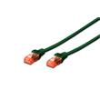 Digitus CAT 6 U-UTP patch cable, Cu, LSZH AWG 26/7, length 3 m, color green