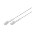 Digitus CAT 6A F-FTP ohebný propojovací kabel, Cu, TPE-LSZH AWG 32/7, délka 5 m, šedá