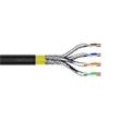 DIGITUS Datový kabel CAT 7A S/FTP – venkovní instalační kabel, 100m kruh, simplex, PE