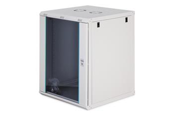 DIGITUS DN-37114 Nástěnná skříň 16U, Dynamic-N, 19", 600x600mm, nesmontovaná, šedá (RAL 7035)