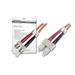 DIGITUS Fiber Optic Patch Cord, ST to SC, Multimode 50/125 µ, Duplex Length 3m