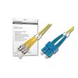 DIGITUS Fiber Optic Patch Cord, ST to SC, OS2, Singlemode 09/125 µ, Duplex, Length 3m