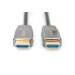 Digitus HDMI 2.1 AOC hybridní optický kabel, Type A M/M, 20m, UHD 8K@60Hz, CE, gold, bl