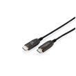 Digitus HDMI AOC hybridní optický kabel, UHD 8K, 100 m, černý