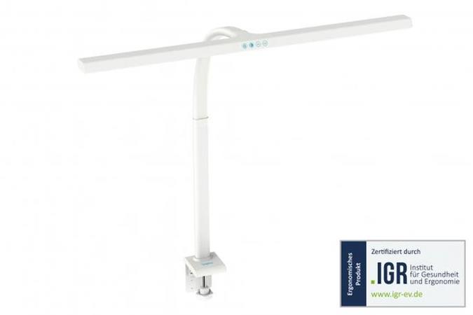 DIGITUS LED stolní lampa - 80 cm, 2400 lm, 16 W, bílá