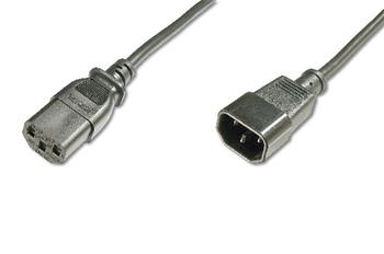 Digitus Prodlužovací napájecí kabel, C14 - C13 M / F, 1,2 m, H05VV-F3G 0,75qmm, bl