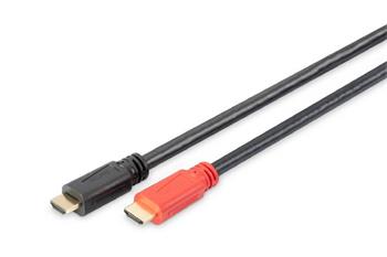 Digitus propojovací kabel s Aktivním zesílením HDMI High Speed Ethernet Ultra HD 24p, 10M