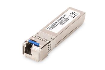 Digitus SFP+ 10 Gbps Bi-directional Module, Singlemode, 60km, Tx1330/Rx1270, LC Simplex Connector, with DDM feature