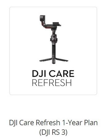 DJI Care Refresh 1-Year Plan (DJI RS 3) EU