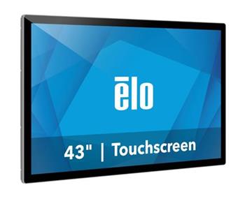 Elo 4303L 43" LCD Monitor, FHD, HDMI 1.4 & DisplayPort 1.2, Projected Capacitive 40-Touch with Palm Rejection, černá