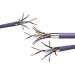 Emos FTP kabel CAT 6 LSZH, drát, měď (Cu), AWG23, fialový, 500m, cívka