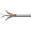 Emos UTP kabel CAT 5e PVC Basic, drát, měď (Cu), AWG24, šedý, 305m, box