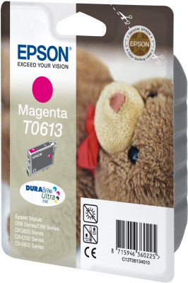 EPSON cartridge T0613 magenta (medvídek)