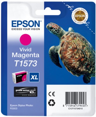 EPSON cartridge T1573 vivid magenta (želva)