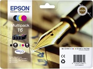 EPSON cartridge T1626 (black/cyan/magenta/yellow) multipack (pero)