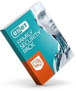ESET Family Security Pack 4 zariadenia + update na 1 rok - elektronická licencia