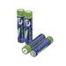 Gembird Alkalické baterie AAA (LR03), 1,5V, 4ks