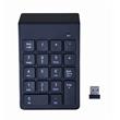 Gembird Numerická klávesnice KPD-W-02, USB, bezdrátová, černá
