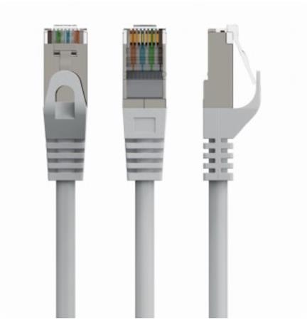 GEMBIRD Patch kabel S/FTP Cat. 6A LSZH, 0,5 m, šedý