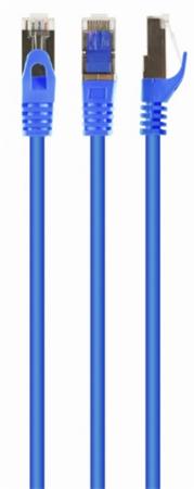 GEMBIRD PP6A-LSZHCU-B-10M patchcord RJ45 cat.6A SFTP LSZH 10m modrý