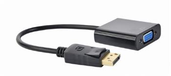 GEMBIRD red. Displayport na VGA, M/F, černá