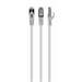 Gembird S/FTP Cat 6A propojovací kabel LSZH, bílý, 10m