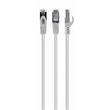 Gembird S/FTP Cat 6A propojovací kabel LSZH, bílý, 10m