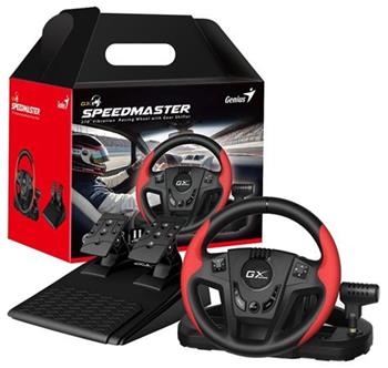 Genius GX Gaming SpeedMaster, Volant, pedály, řadicí páka, pro PC, PS3, PS4, USB