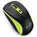 Genius NX-7123 Myš, bezdrátová, optická, 1200DPI, 4 tlačítka, Copilot, 2,4GHz, USB-A, 1× AA baterie, černo-zelená