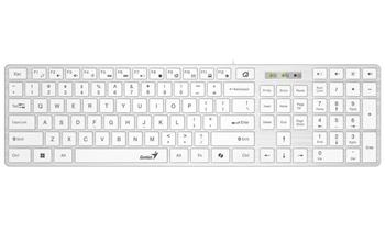 Genius Slimstar 126 Klávesnice, drátová, CZ+SK layout, Copilot klávesa, USB,tenk