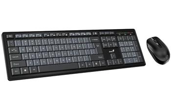 Genius Smart KM-8200 Dual Color, Set klávesnice a myši, bezdrátový, CZ+SK layout