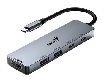 Genius UH-500 Dokovací stanice, USB-C, 1× HDMI, 2× USB 3.0, 2× USB-C, Power Deli