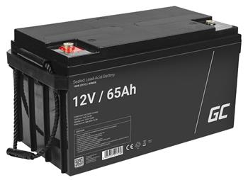 Green Cell AGM 12V 65Ah VRLA baterie Gel s hlubokým cyklem skútr sekačka loď člun sekačka traktor rybářský člun