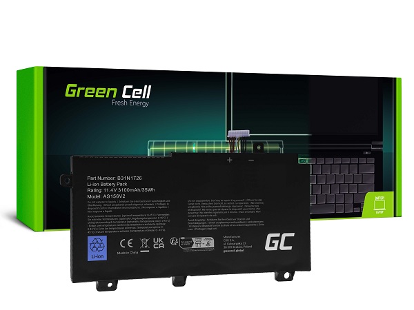 Green Cell Battery B31N1726 for Asus TUF Gaming FX504 FX504G FX505 FX505D FX505G A15 FA506 A17 FA706