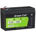 Green Cell LiFePO4 Battery 12V 12.8V 10Ah for photovoltaic system, campers and boats